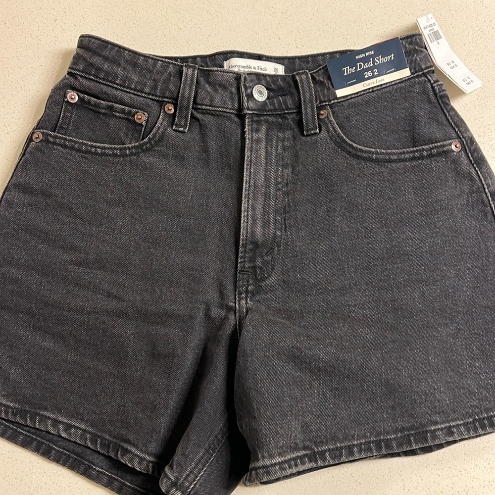 Abercrombie curve love dad short size 26